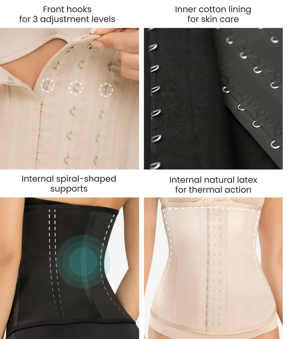 Thermal firm compression waist cincher - Style 1336-CYSM Shapers- Ultra-Compresion.