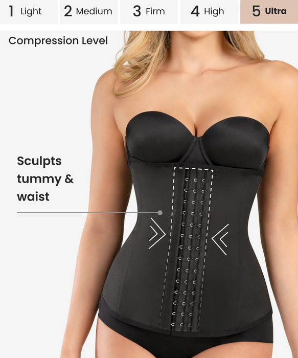 Thermal firm compression waist cincher - Style 1336-CYSM Shapers- Ultra-Compresion.