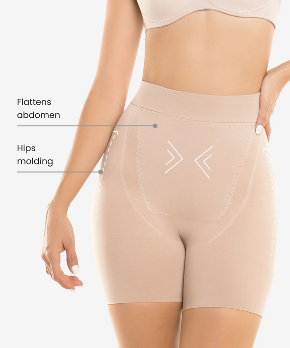 Nude Seamless Shorts 4-Pack in style 1504-CYSM Shapers- Bundle.