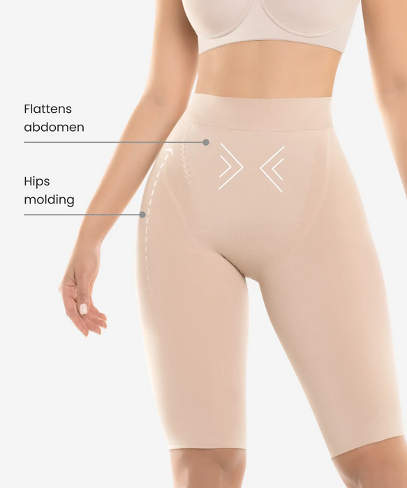 Seamless Abdomen Contouring Capri - Style 1520-CYSM Shapers- Seamless.