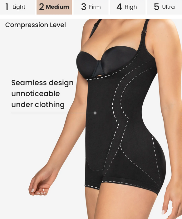 Butt-lifter slimming body shaper in boyshort seamless - Style 1584-CYSM Shapers- Seamless.