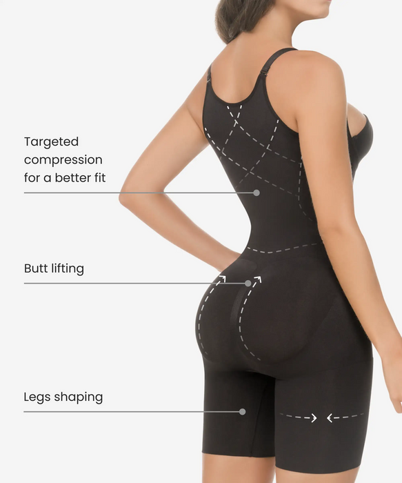 Black Seamless Bodysuit 3-Pack in style 1585-CYSM Shapers- Bundle.