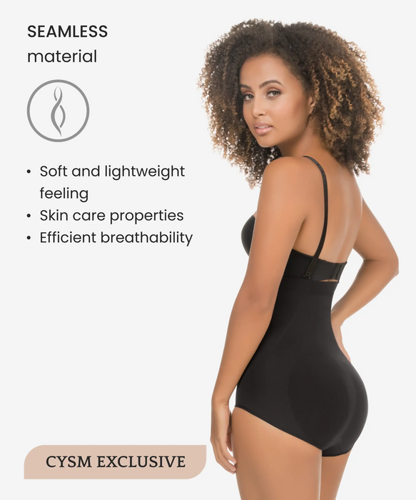 High-waist tummy control shaper in panty - Style 1595-CYSM Shapers- Seamless.