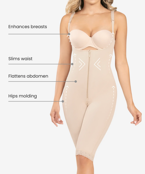 Curve-enhancing full body shaper - Style 203-CYSM Shapers- Ultra-Compresion.