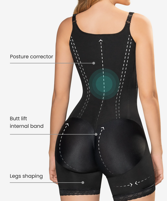 High control shaper & extra back support - Style 204-CYSM Shapers- .