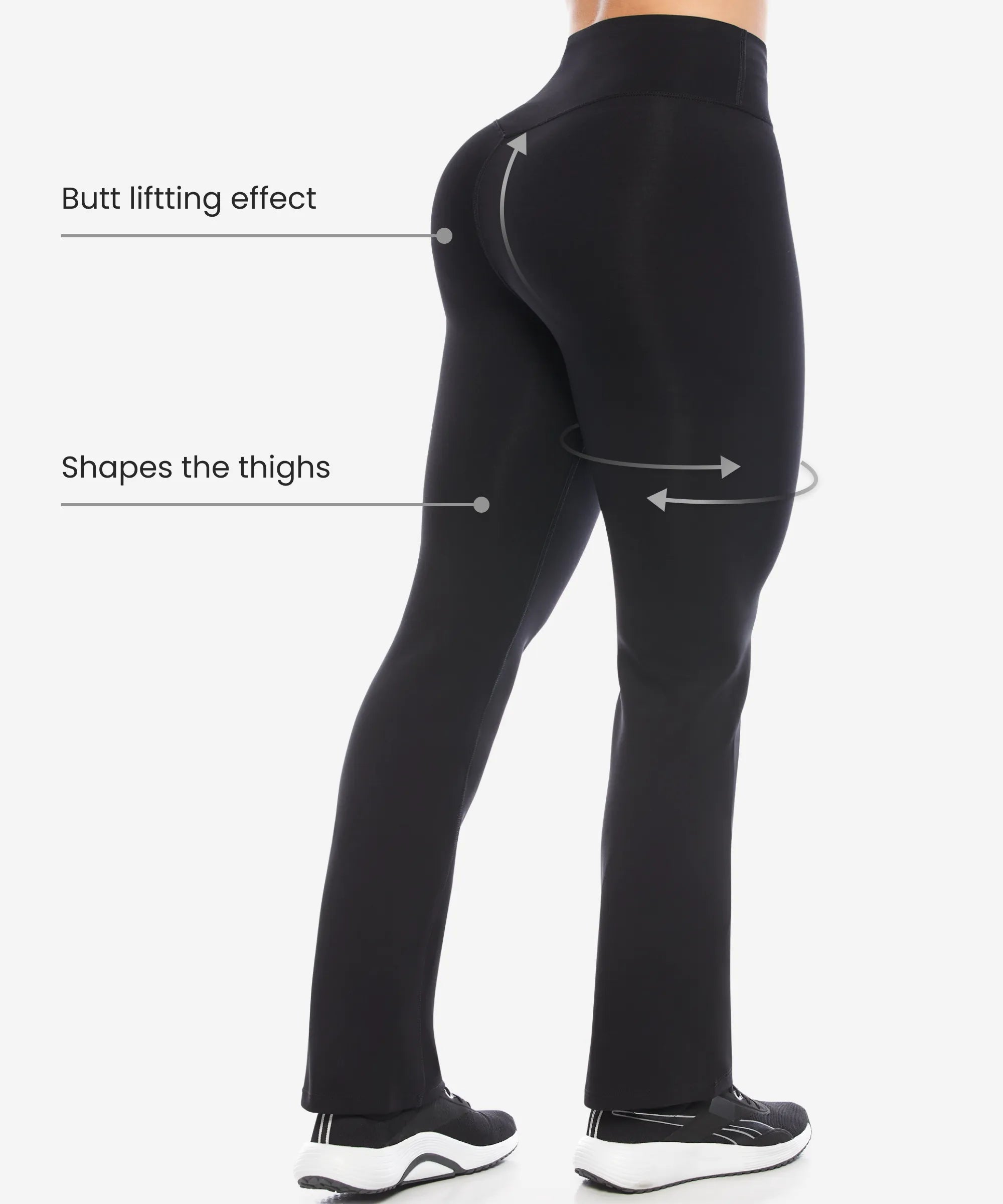 Curvy Legging | Straight-Leg Fit back benefits