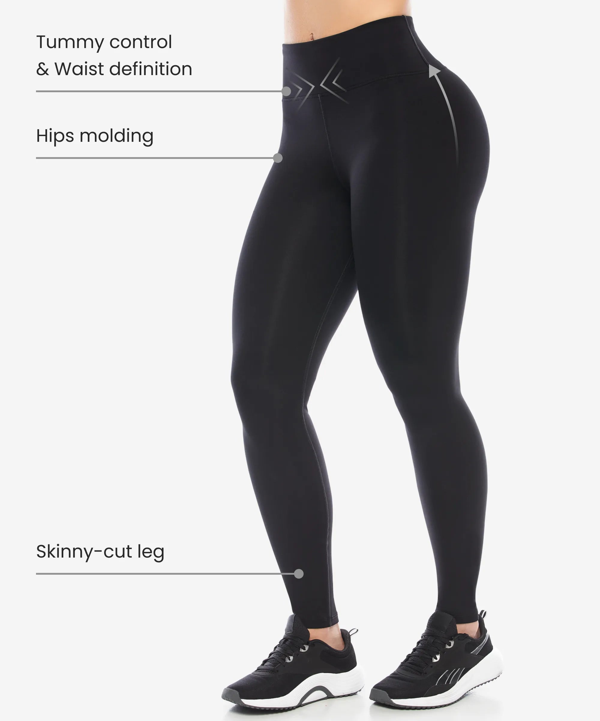Curvy Legging | Skinny-Leg Fit front benefits