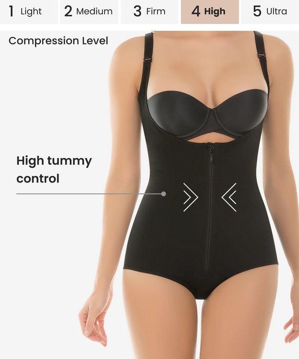 Slimming body shaper with back support - Styles 2108/2113-CYSM Shapers- Ultra-Compresion.