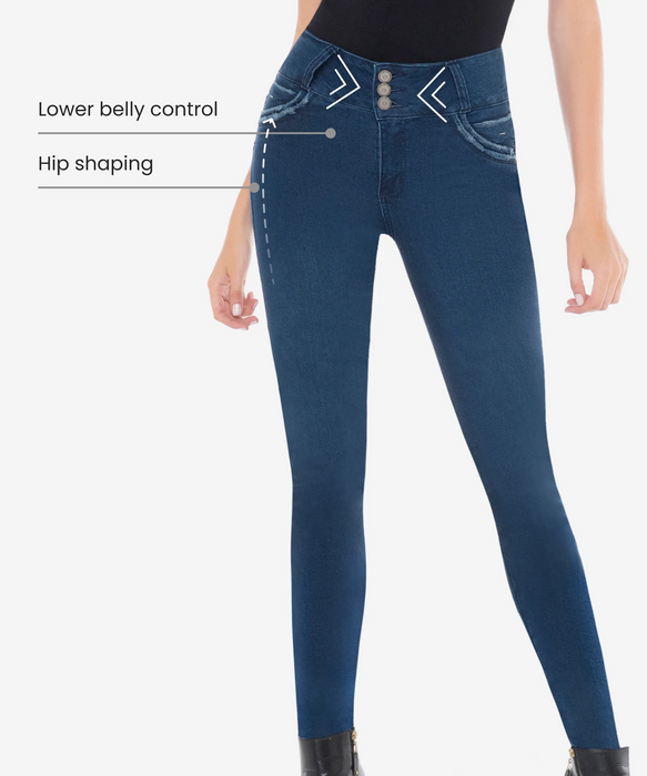 Mix Pack - 3 Push Up Jeans in styles 2128-2119-2122-CYSM Shapers- Bundle.