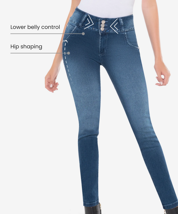 Mix Pack - 3 Push Up Jeans in styles 2127-2121-2126-CYSM Shapers- Bundle.