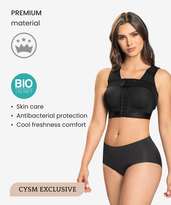 Adjustable surgical bra with removable band - Style 242-CYSM Shapers- Ultra-Compresion.