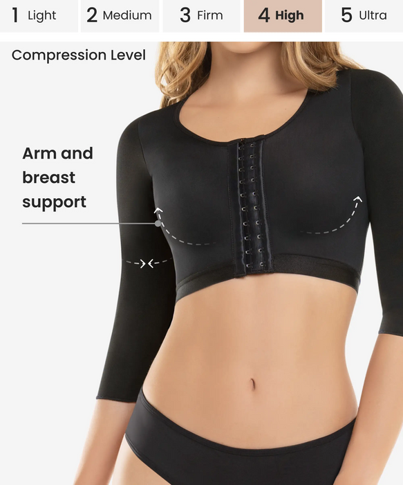 Arms and bust shaper bra with back support - Style 289-CYSM Shapers- Ultra-Compresion.