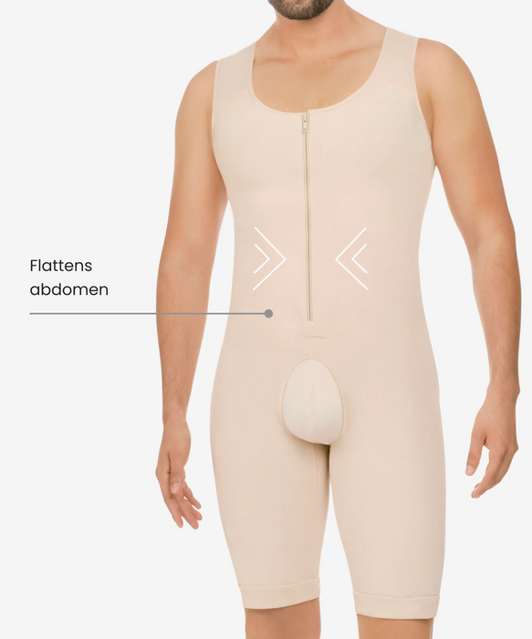 Men’s abdomen and legs control bodysuit - Style 298-CYSM Shapers- Masaje Constante.