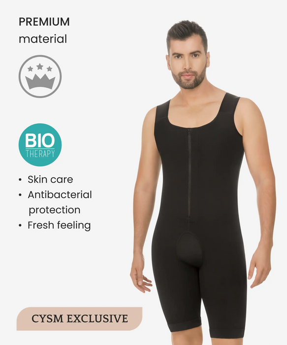 Men’s abdomen and legs control bodysuit - Style 298-CYSM Shapers- Masaje Constante.