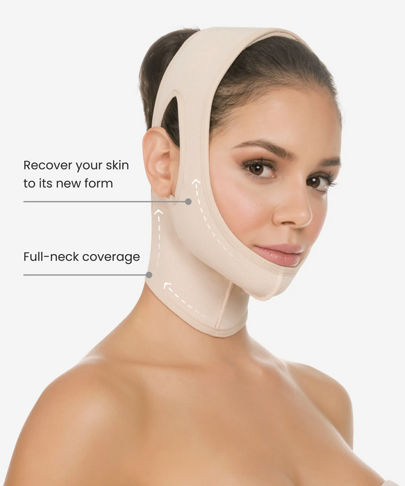 Post surgery compression face wrap - Style 356-CYSM Shapers- Shapewear.