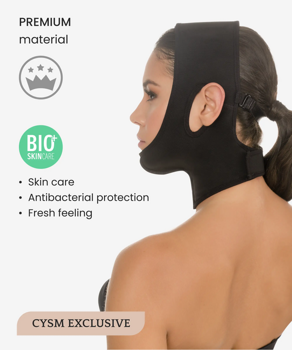 Post surgery compression face wrap - Style 356-CYSM Shapers- Shapewear.