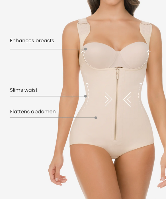 Thermal body shaper with wide straps - Style 385-CYSM Shapers- Termico.