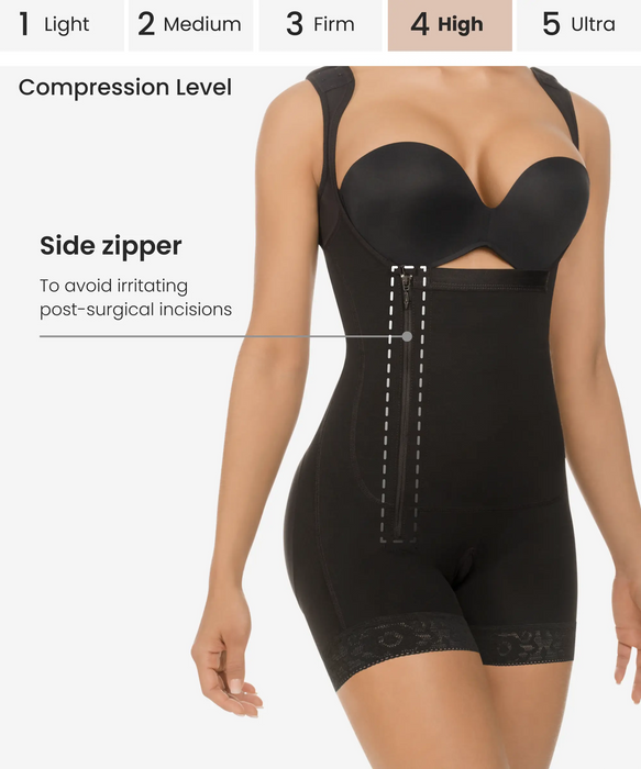 Tummy control body shaper in boyshort - Style 436-CYSM Shapers- Shapewear.