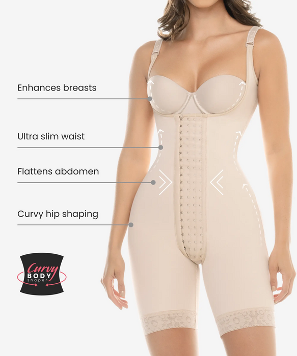 Gradual compression curvy body shaper - 459 style-CYSM Shapers- .