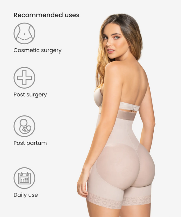 Strapless boyshort ultra silhouette shaper - Style 491-CYSM Shapers- Shapewear.