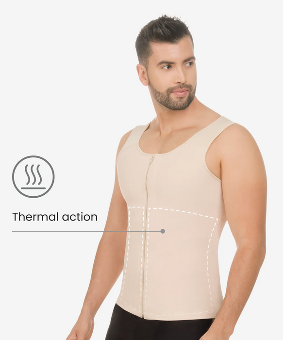 Men’s posture corrector thermal vest - Style 7005-CYSM Shapers- Ultra-Compresion.