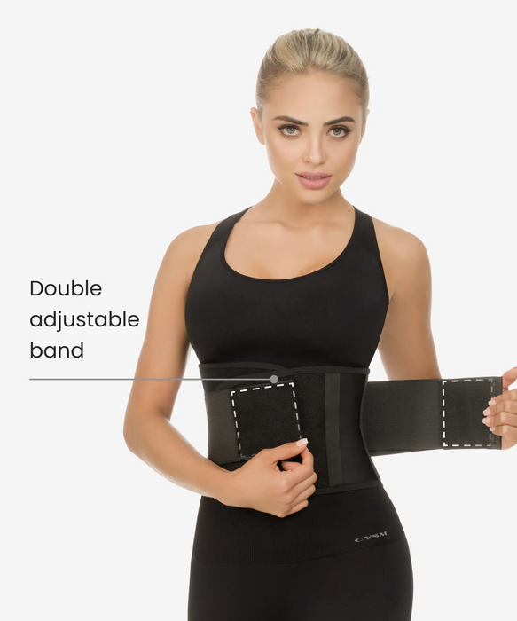 Workout sweat enhancing waistband - Style 8007-CYSM Shapers- Ultra-Compresion.