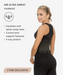 Workout sweat enhancing waistband - Style 8007-CYSM Shapers- Ultra-Compresion.