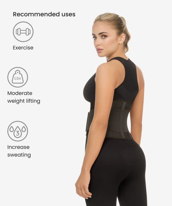 Workout sweat enhancing waistband - Style 8007-CYSM Shapers- Ultra-Compresion.