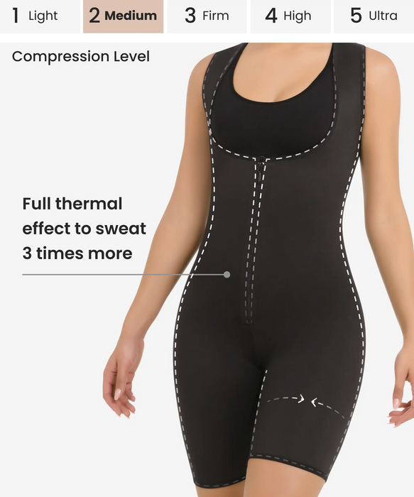 High performance thermal body suit - Style 8016-CYSM Shapers- Termico.