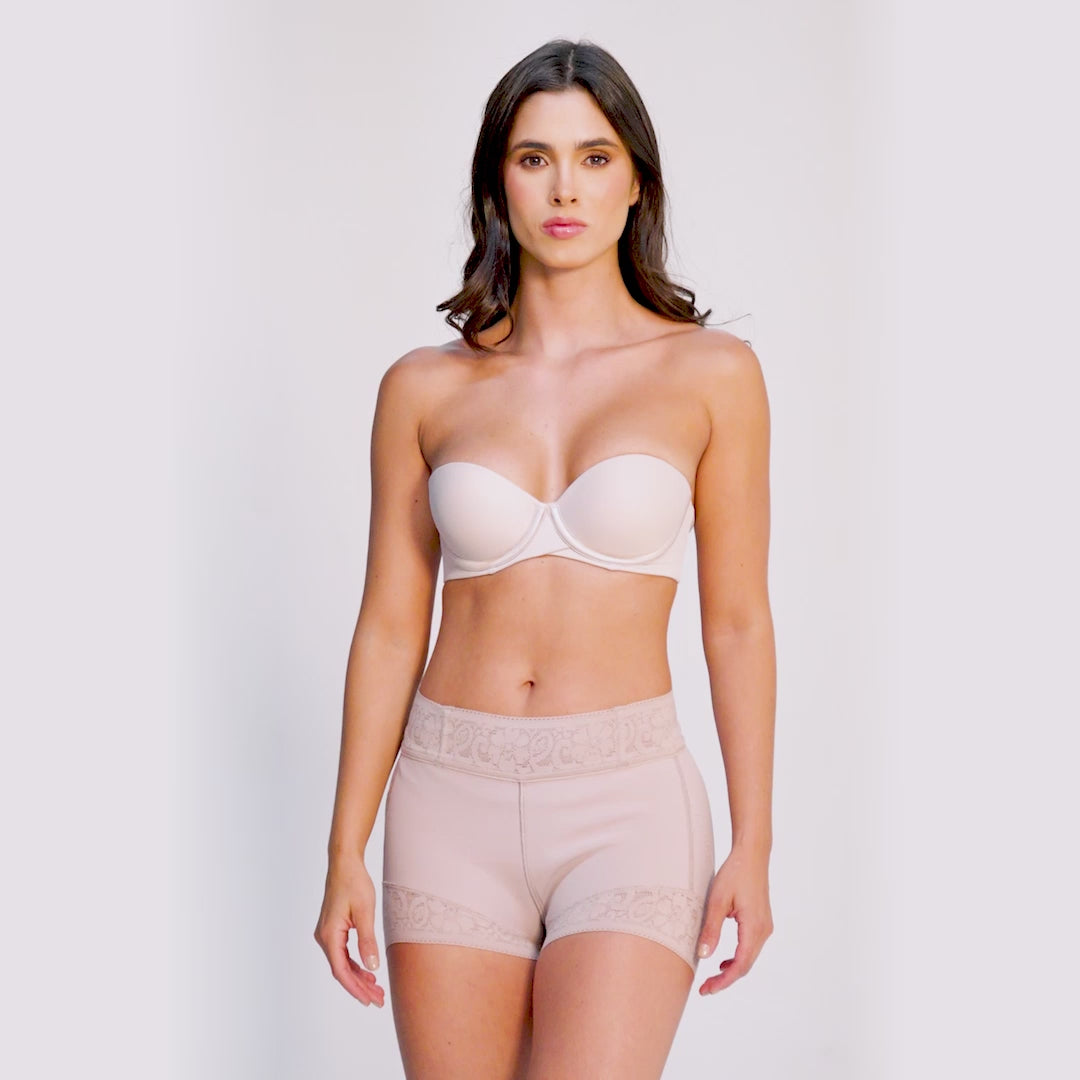 Lace butt-lifter shaper short - Style 211